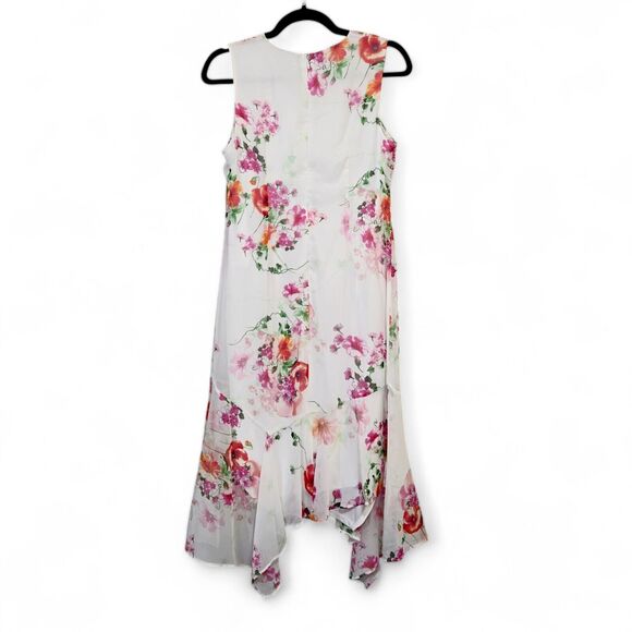 NEW Calvin Klein Women’s Dress Size 4 Maxi Floral Summer Romantic Gardencore - Picture 3 of 11